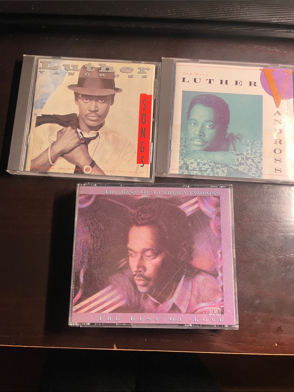 The Best of Luther Vandross, Any Love, & Songs Three CD Bundle